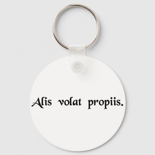 She flies with her own wings key ring (Front)