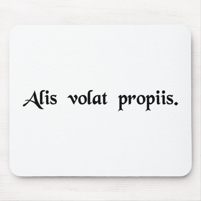 She flies with her own wings mouse pad (Front)