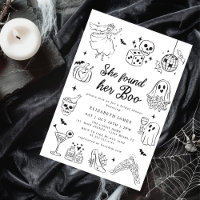 She Found Her Boo Ghost Floral Bridal Shower