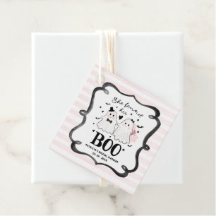 She Found Her Boo Halloween Bridal Shower Favour Tags