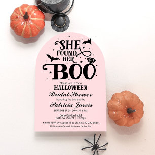 She Found Her Boo Halloween Bridal Shower Invitation