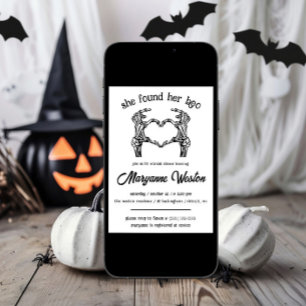 She Found Her Boo! Halloween Themed Bridal Shower Invitation