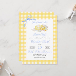She Found Her Butter Half Bridal Shower Invite