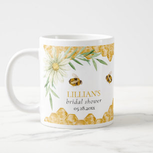 She Found Her Honey Bee Bridal Shower Favor Giant Large Coffee Mug