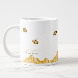 She Found Her Honey Bee Bridal Shower Favour Large Coffee Mug