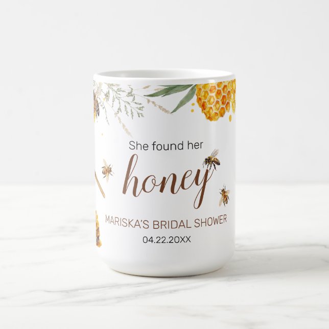 She Found her Honey Bridal Shower Coffee Mug (Center)