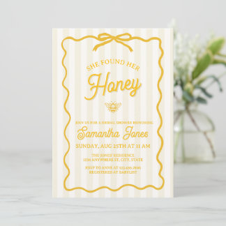 She Found Her Honey Bridal Shower Invitation
