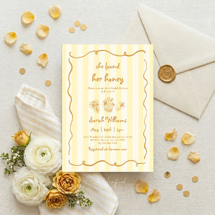 She Found Her honey Bridal Shower invitation