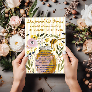 She Found Her Honey Bridal Shower Invitation
