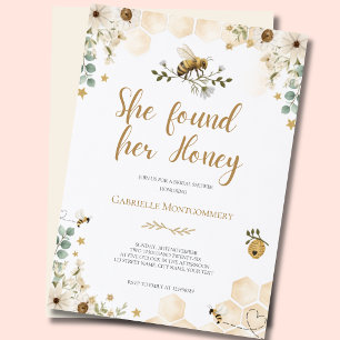 She Found Her Honey Bridal Shower Invitation