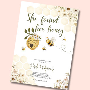 She Found Her Honey Bridal Shower Invitation