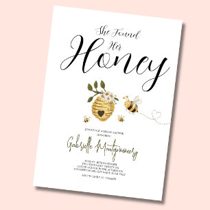 She Found Her Honey Bridal Shower Invitation