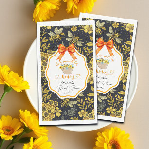 She Found Her Honey Bridal Shower Napkin