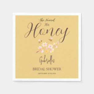 She Found Her Honey Bridal Shower  Napkin