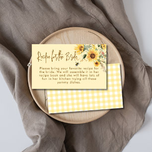 She Found Her Honey Bridal Shower Recipe Request  Enclosure Card