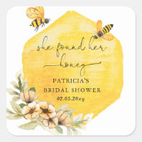 She Found Her Honey Floral Bee Bridal Shower