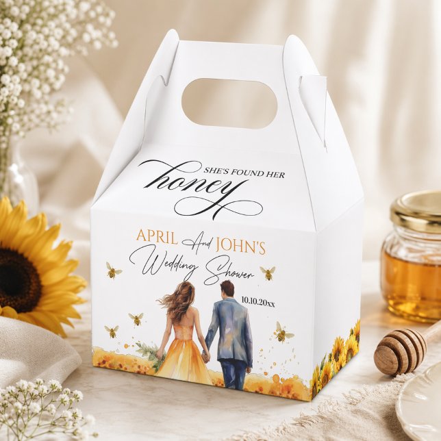 She Found Her Honey Wedding Shower  Favour Box (Creator Uploaded)