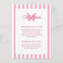 She Found Her Lover Bridal Shower Details Card