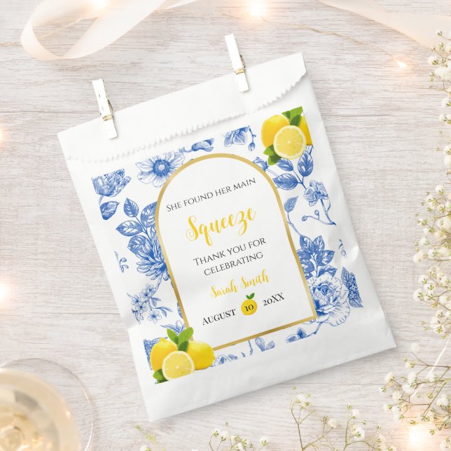 She Found Her Main Squeeze Bridal Shower Favour Bag (Clipped)