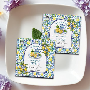 She Found Her Main Squeeze Bridal Shower Favour Tags