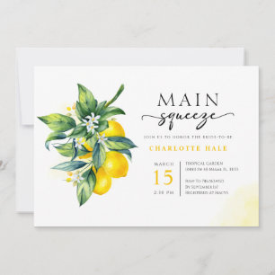 She Found Her Main Squeeze Bridal Shower Invitation