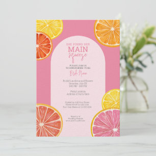 She Found Her Main Squeeze Bridal Shower Invitation