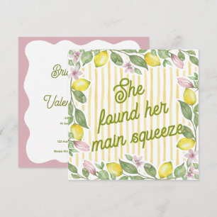She Found Her Main Squeeze Bridal Shower Invite