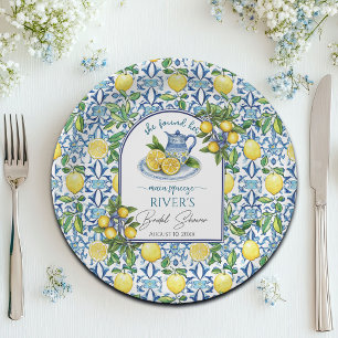 She Found Her Main Squeeze Bridal Shower Paper Plate