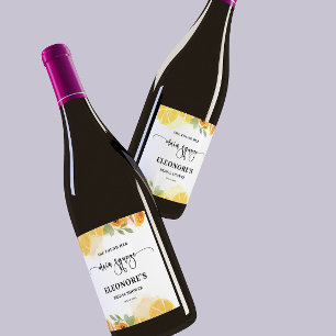 She Found her Main Squeeze Bridal Shower  Wine Label