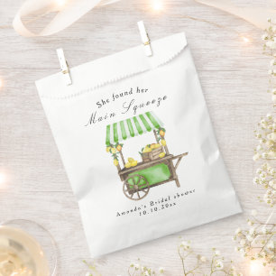She Found Her Main Squeeze Lemon Bridal Shower Favour Bag
