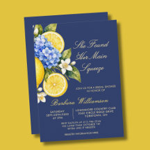 She Found Her Main Squeeze Lemon Bridal Shower