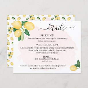 She found her main squeeze lemon enclosure card