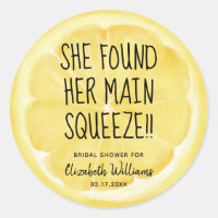 She Found Her Main Squeeze Lemon Slice