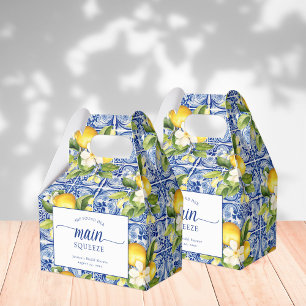 She Found Her Main Squeeze Lemons Bridal Shower Favour Box