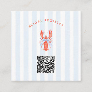 She Found Her Maine Squeeze Coastal Bridal Shower  Enclosure Card