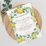 She Found Her Min Squeeze Citrus Bridal Shower Invitation<br><div class="desc">She Found Her Min Squeeze Lemon Bridal Shower Invitations,  Citrus Watercolor Lemon Themed Bridal Shower,  Citurs Bridal Shower Initations</div>