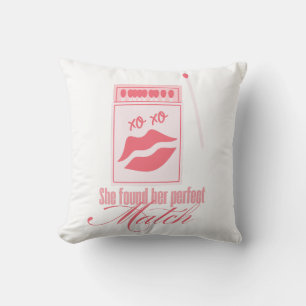 "She found her Perfect Match" Bachelorette Bride Cushion