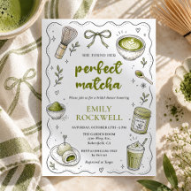 She Found Her Perfect Matcha Bridal Shower
