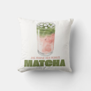She Found Her Perfect Matcha Design Cute Matcha Cushion