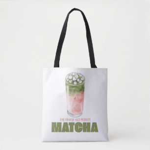 She Found Her Perfect Matcha Design Cute Matcha Tote Bag