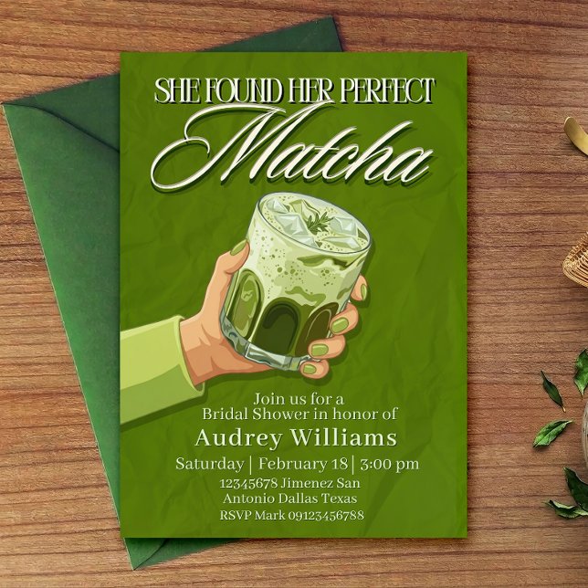 She Found Her Perfect Matcha Invitation (Creator Uploaded)
