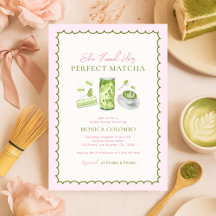 She Found Her Perfect Matcha Theme Bridal Shower