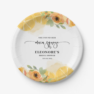 She Found her Squeeze Bridal Shower  Paper Plate