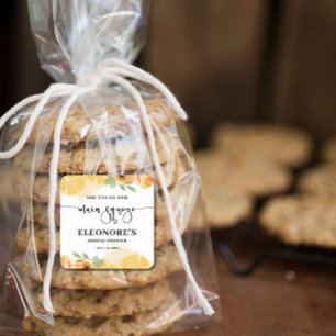 She Found her Squeeze Bridal Shower  Square Sticker