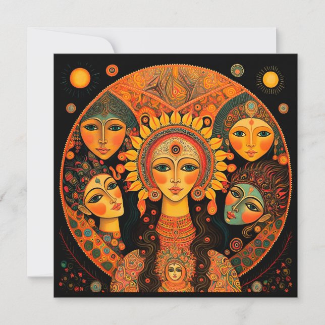 She Has Women in Her Heart and In Her Soul Invitation (Front)