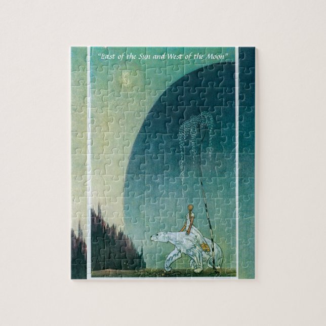 She Held Tight to the Bear Kay Nielsen Jigsaw Puzzle (Vertical)