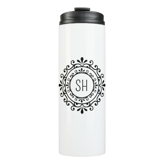 She Her Fancy Frame Thermal Tumbler (Front)