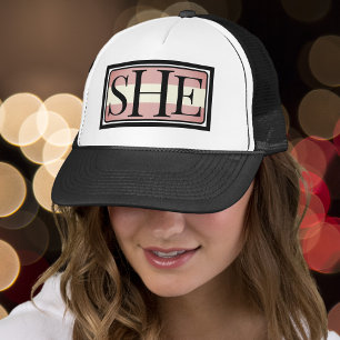 She her pronouns trans gender Trucker Hat