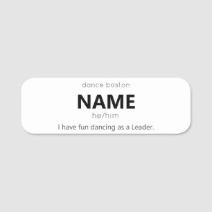 she/her - WCS Leader Name Tag