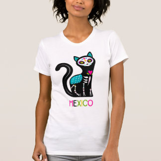 She Hulk Mexico Sugar Skull Cat T-Shirt